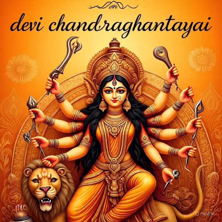 om_devi_chandraghantayai_namah